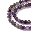 Natural Amethyst Beads Strands G-L581A-001B-4