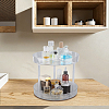 2-Tier Multifunctional Rotating Desktop Plastic Storage Rack ODIS-WH0709-255B-5