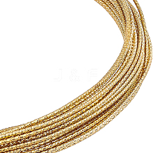 Textured Round Brass Wire CWIR-WH0004-01G-01