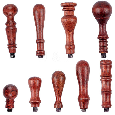 Natural Pear Wood/Natural Wood Handle DIY-CP0003-04-1