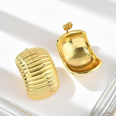 304 Stainless Steel Stud Earrings for Women LS-EJEW-A125-59G-1