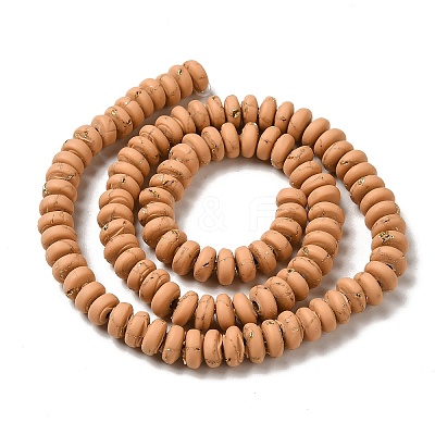 Handmade Polyester Clay Beads Strand CLAY-P001-04D-1