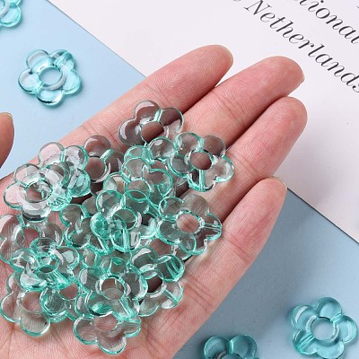 Transparent Acrylic Bead Frames TACR-S154-29B-68-1