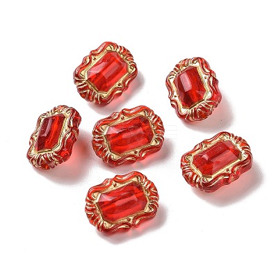 Transparent Acrylic Beads OACR-E015-11-1