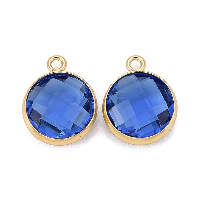 Glass Charms KK-C228-02G-1