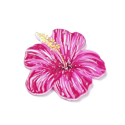 Double-sided Printed Opaque Acrylic Pendants MACR-F075-02A-1