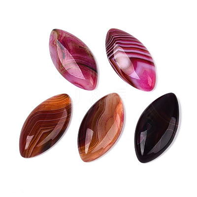 Natural Brazilian Agate Cabochons G-S349-24C-01-1