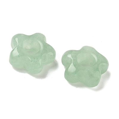 Natural Green Aventurine European Beads G-C252-02H-1