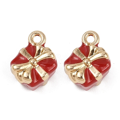 Alloy Enamel Charms PALLOY-R158-05G-03-1