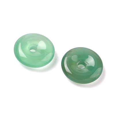Natural Agate Dount/Pi Disc Charms G-L646-09C-01-1