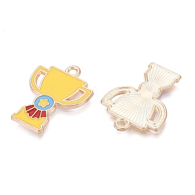 Alloy Enamel Pendants ENAM-Q004-01KCG-14-1