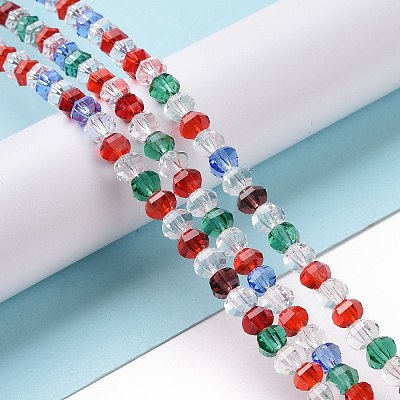 Transparent Glass Bead Strands GLAA-H018-05-1
