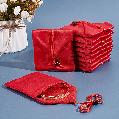 Cloth Bracelet Storage Envelope Bags with Velvet Inside AJEW-WH0475-14B-1