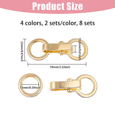 Alloy Scarf Ring Buckles FIND-FH0011-58-1