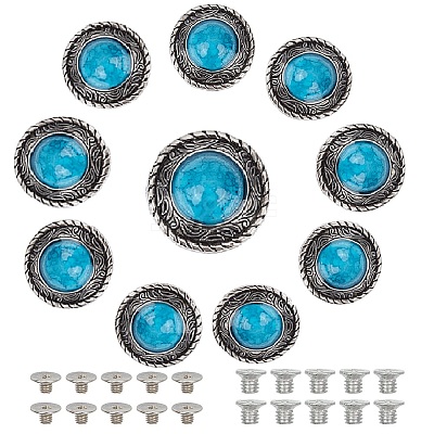 10 Sets Alloy Decorative Rivets DIY-GF0006-59-1