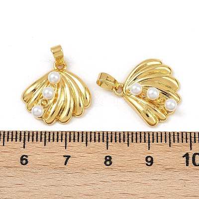Brass Pendants KK-F908-21G-1