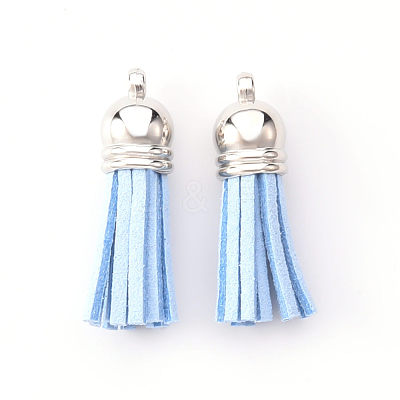 Faux Suede Tassel Pendant Decorations X-FIND-R095-012P-1