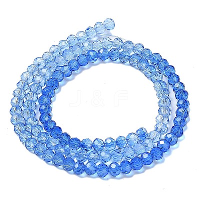 Transparent Painted Glass Beads Strands DGLA-A034-T3mm-A01-1