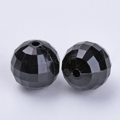 Transparent Acrylic Beads TACR-Q254-6mm-V72-1