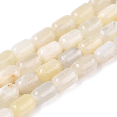 Natural White Moonstone Beads Strands G-G980-27-1