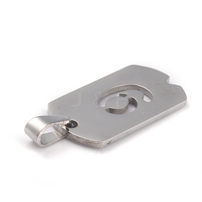 Non-Tarnish 304 Stainless Steel Pendants STAS-O127-B09-1