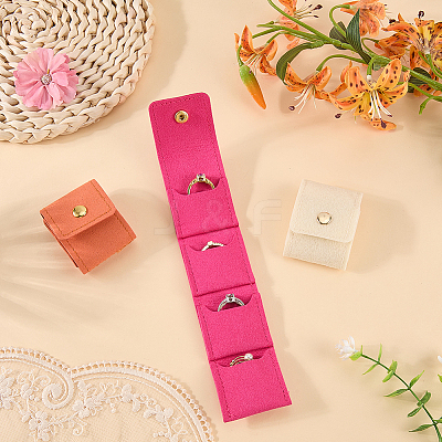 3Pcs 3 Styles PU Leather Jewelry Rolls ABAG-CL0001-70B-1