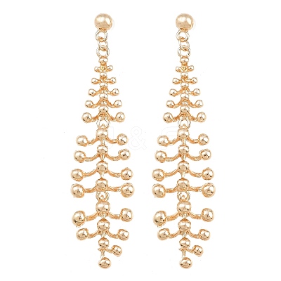 Alloy Stud Dangle Earrings for Women AL-CBA6127-05G-1