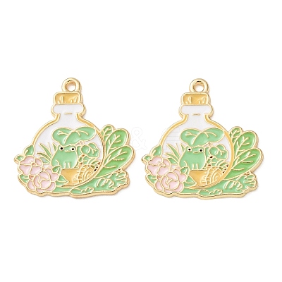 Alloy Enamel Pendants AL-CBA7E34-01A-G-1