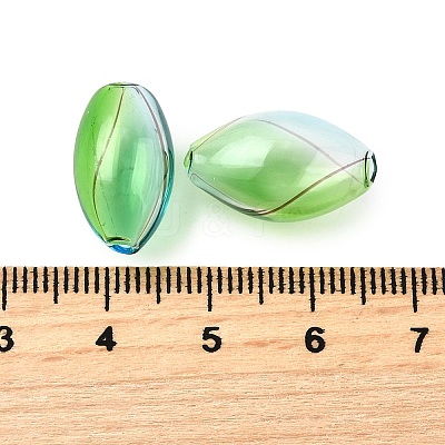 Transparent Handmade Blown Glass Globe Beads GLAA-T012-06-1