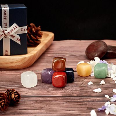 Chakra Gemstone Beads G-P001-18-1