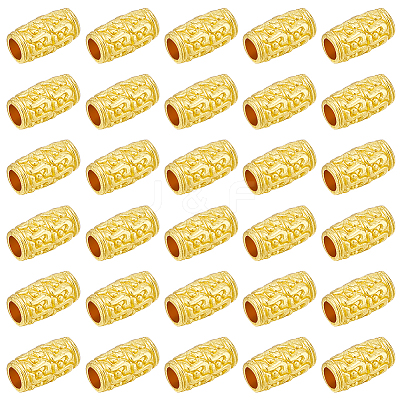 50Pcs Tibetan Style Alloy Beads PALLOY-BC0001-13-1