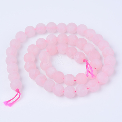 Natural Rose Quartz Beads Strands G-Q462-12mm-11-1