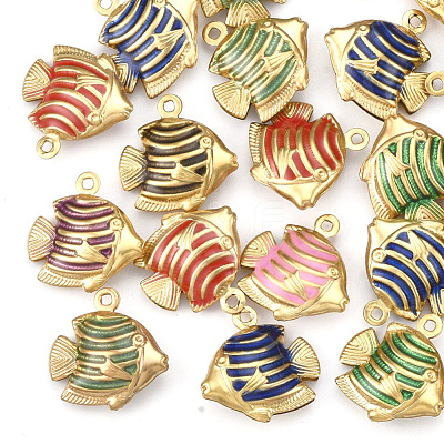 304 Stainless Steel Pendants STAS-T039-04G-1