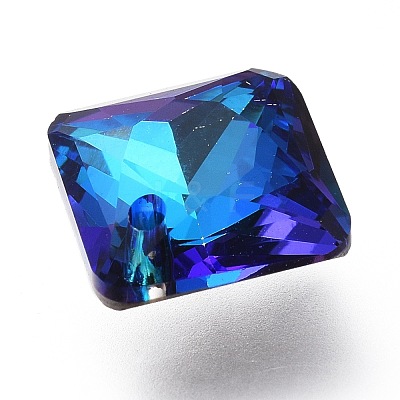 Glass Rhinestone Pendants X-RGLA-A024-D03-M1-1