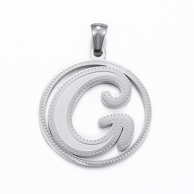 Non-Tarnish 304 Stainless Steel Pendants STAS-K162-049P-1