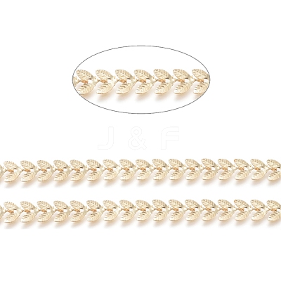 Brass Handmade Cobs Chains CHC-G006-13G-1