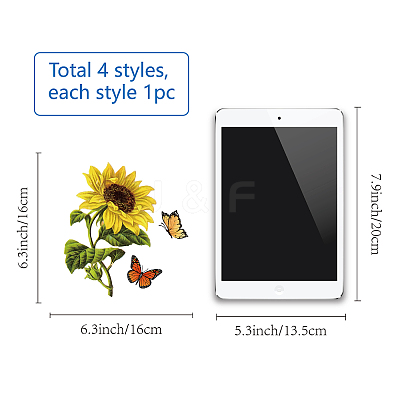 PVC Window Static Sticker DIY-WH0235-044-1