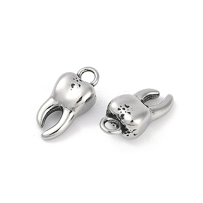 316 Surgical Stainless Steel Pendants STAS-G349-15AS-1