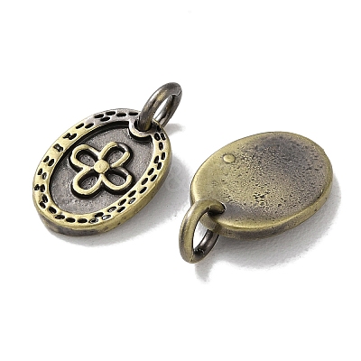 Tibetan Style Brass Pendants KK-M284-31AB-1