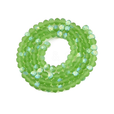 Transparent Glass Beads Strands EGLA-A044-T4mm-MB11-1