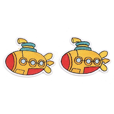 Polyester & Rayon Computerized Embroidery Cloth Iron on Sew on Patches PATC-L001-24-1