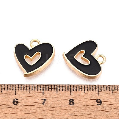 Alloy Enamel Pendants PALLOY-T092-27G-01-1