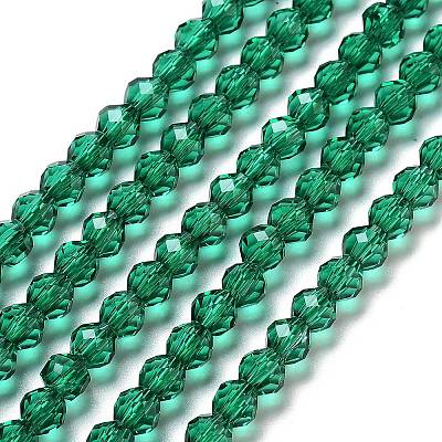 Transparent Glass Beads Strands GLAA-A014-03I-1
