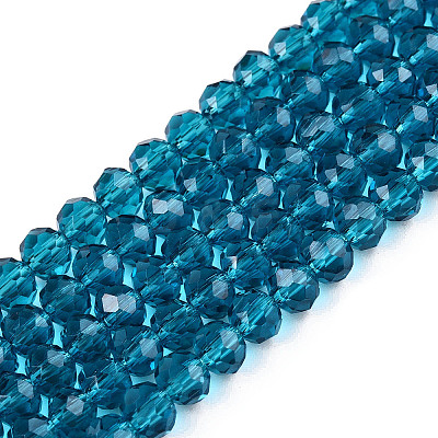 Glass Beads Strands EGLA-A044-T1mm-D27-1
