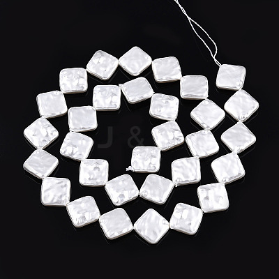ABS Plastic Imitation Pearl Beads Strands KY-N015-03-B01-1