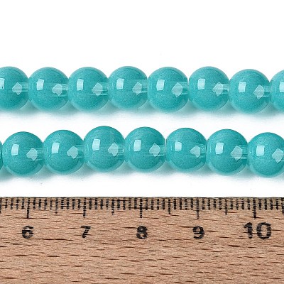 Transparent Glass Imitation Cat Eye Beads Strands GLAA-Q110-01B-07-1