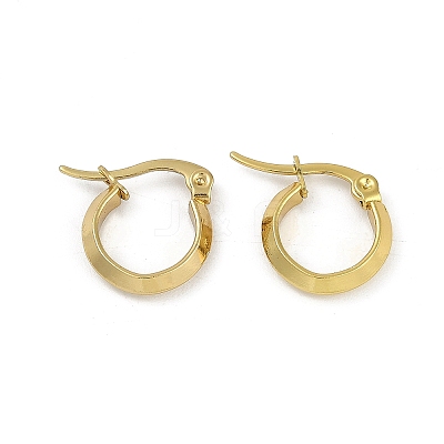 PVD Vacuum Plating 202 Stainless Steel Hoop Earrings EJEW-H003-46G-1