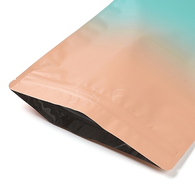Two Tone Rectangle Plastic Zip Top Gift Bags OPP-B006-01B-01-1