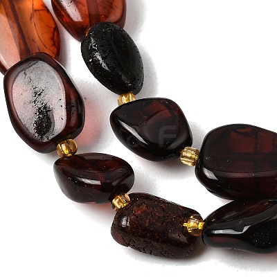 Natural Amber Beads Strands G-K376-G01-01-1