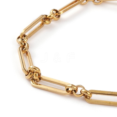 304 Stainless Steel Figaro Chain Bracelets BJEW-JB05838-1